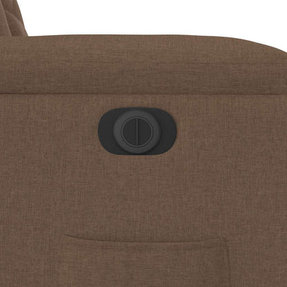 Fauteuil Verstelbaar Elektrisch Stof Bruin 1 Nee