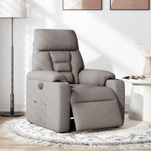 Fauteuil Verstelbaar Elektrisch Stof Taupe 1 Nee