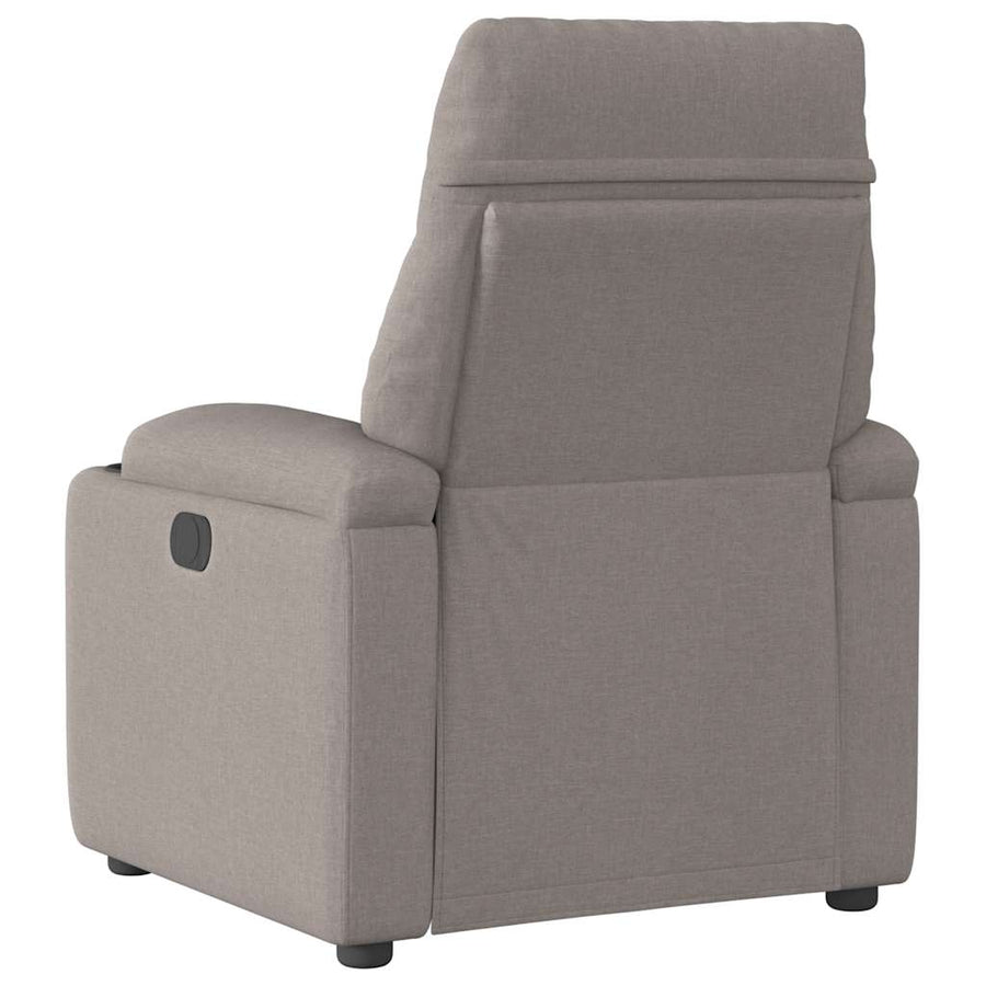 Fauteuil Verstelbaar Elektrisch Stof Taupe 1 Nee