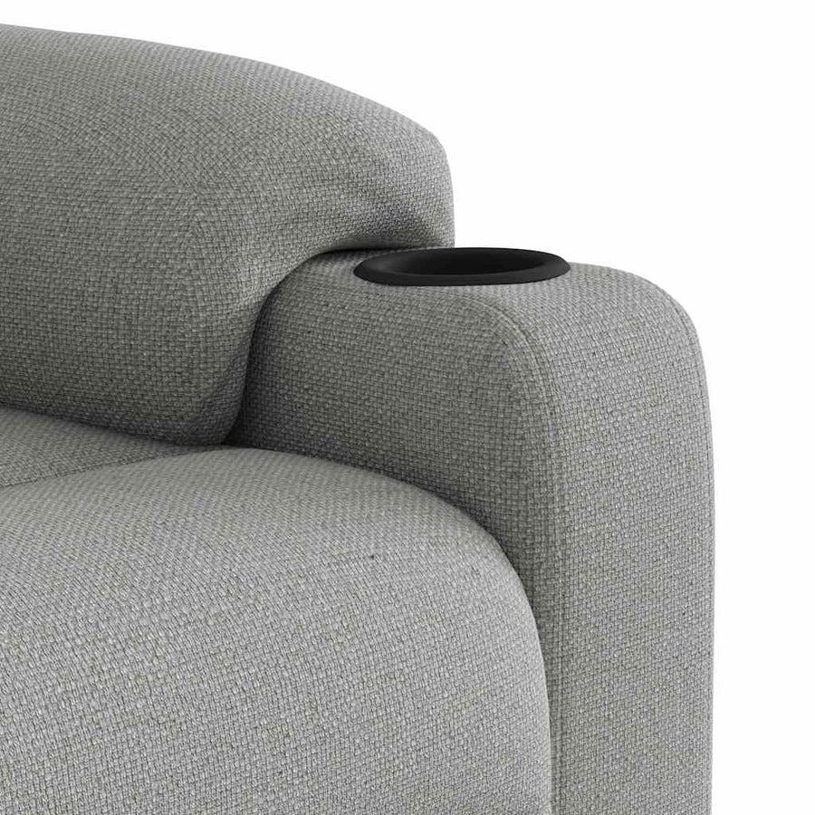 Fauteuil Stof Wolk Grijs Wolkengrijs Nee Elektrisch verstelbaar