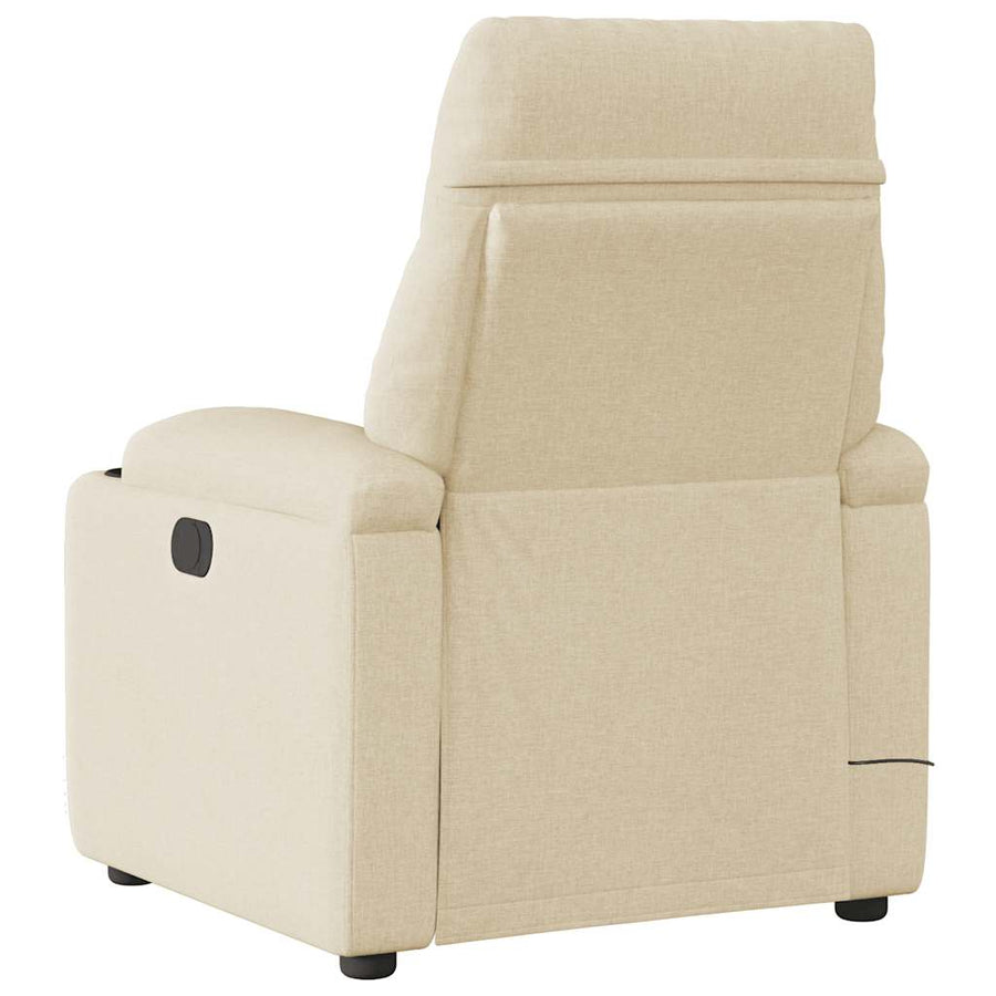 Massagestoel Stof Kleurig Crème Ja Elektrisch verstelbaar