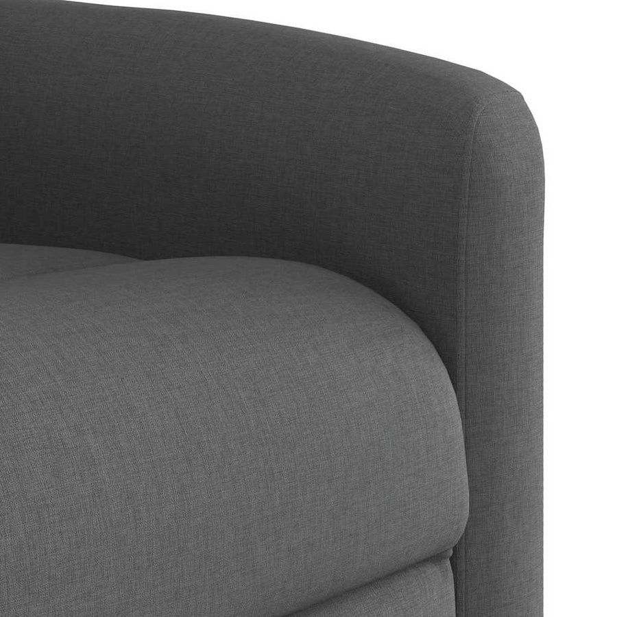 Fauteuil elektrisch verstelbaar stof donkergrijs