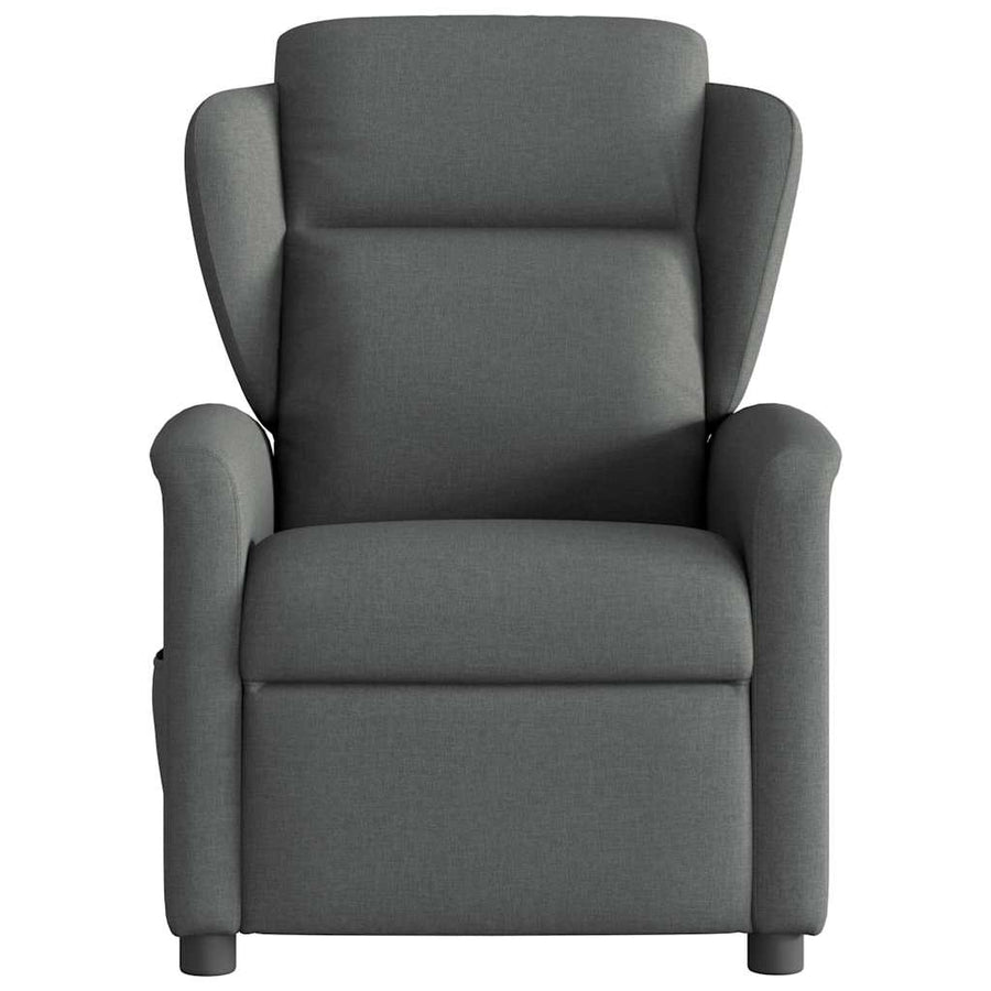 Fauteuil elektrisch verstelbaar stof donkergrijs