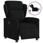 Recliner electric fabric black