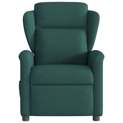 Fauteuil verstelbaar elektrisch stof donkergroen