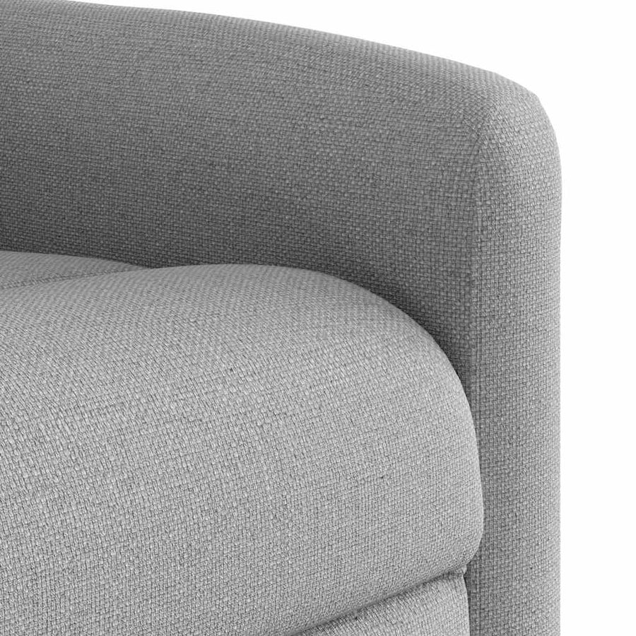 Fauteuil elektrisch verstelbaar stof wolk grijs