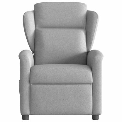 Fauteuil elektrisch verstelbaar stof wolk grijs