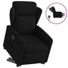 Electric Recliner Chair, Black Fabric