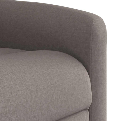 Sta-op-stoel elektrisch verstelbaar stof taupe