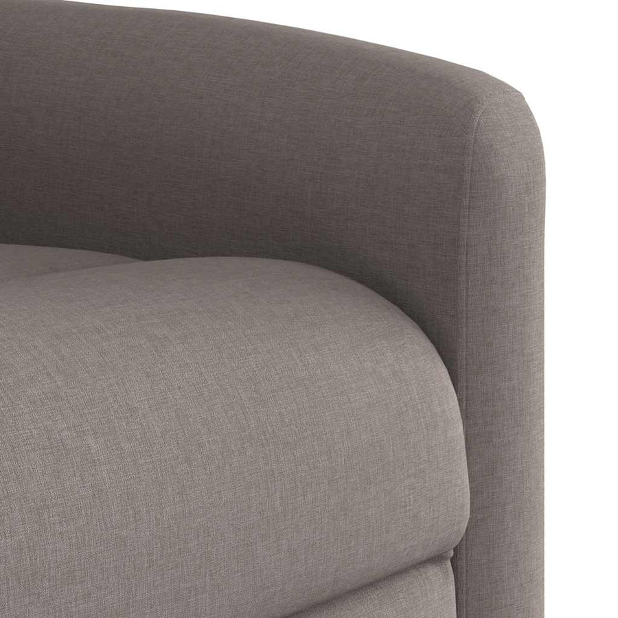 Sta-op-stoel elektrisch verstelbaar stof taupe