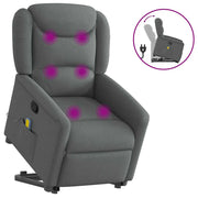 Sta-op stoel massagestoel donkergrijs