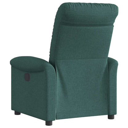 Fauteuil verstelbaar elektrisch stof donkergroen
