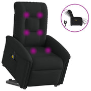 Sta-op massagestoel stof zwart 77x91,5x96 cm
