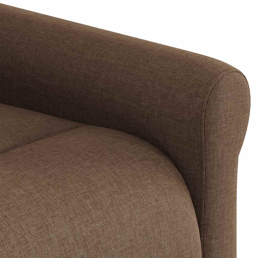 Fauteuil Verstelbaar Elektrisch Stof Bruin 1 Nee
