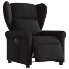 Recliner electric fabric black