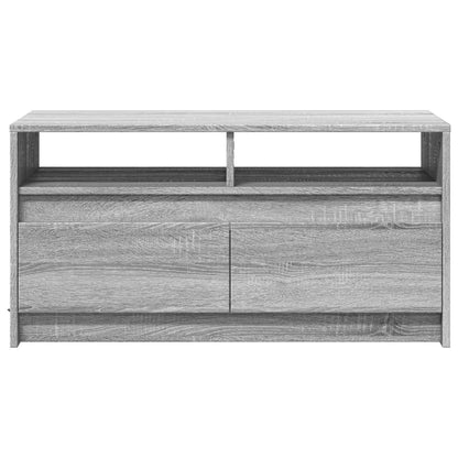 Salontafel met LED-verlichting bewerkt hout grijs sonoma eiken