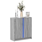 Dressoir 77x34x85 cm grijs sonoma eiken bewerkt hout