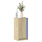 Dressoir 42,5x34x85 cm bewerkt hout sonoma eikenkleurig