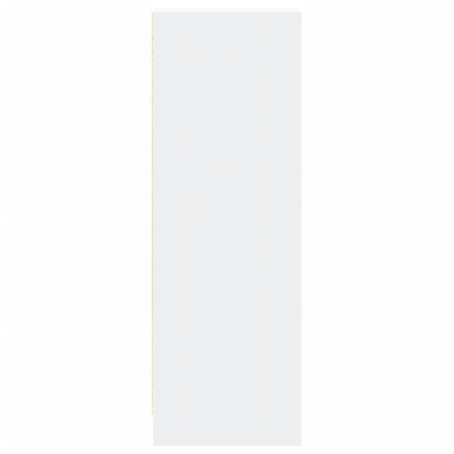 Dressoir met LED 42,5x34x100 cm bewerkt hout wit