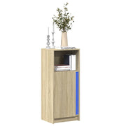 Dressoir 42,5x34x100 cm bewerkt hout sonoma eikenkleur