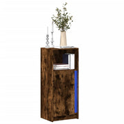 Dressoir 42,5x34x100 cm bewerkt hout gerookt eiken