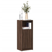 Dressoir 42,5x34x100 cm bewerkt hout bruin eikenkleur LED