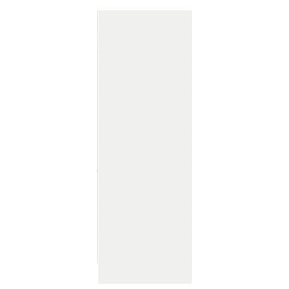 Dressoir met LED 38x34x100 cm bewerkt hout wit