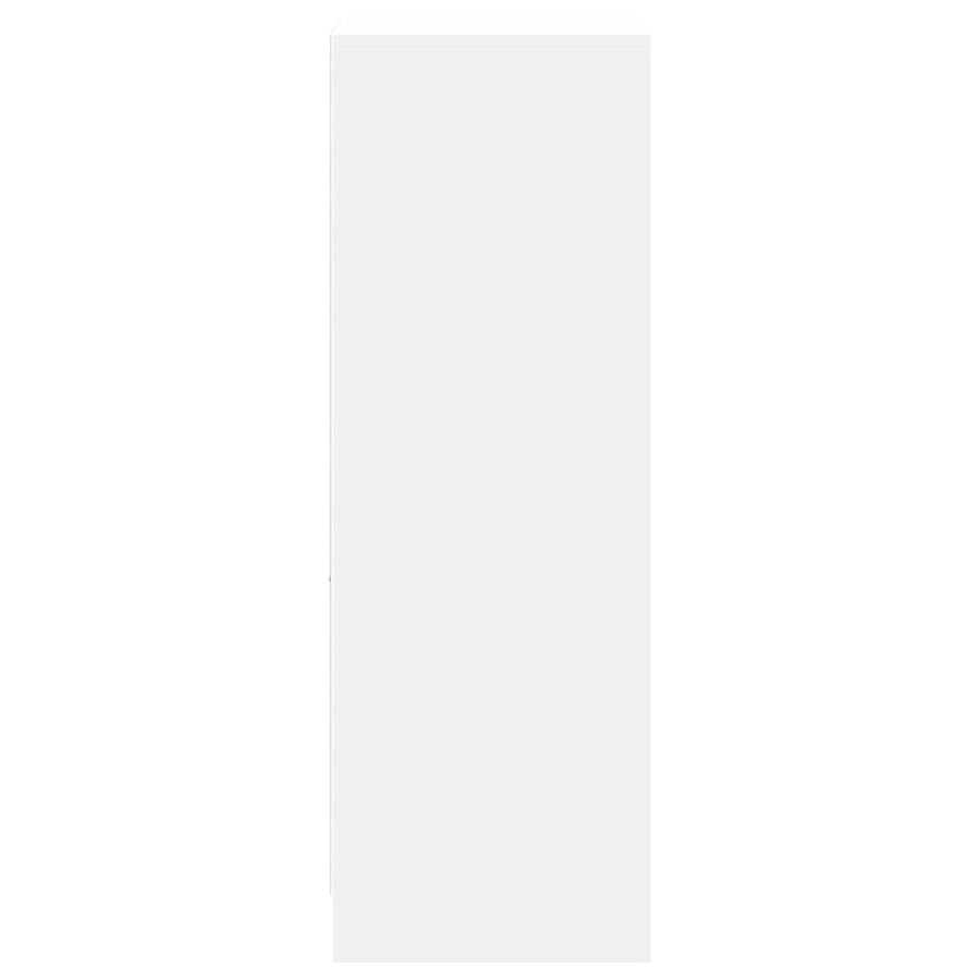 Dressoir met LED 38x34x100 cm bewerkt hout wit