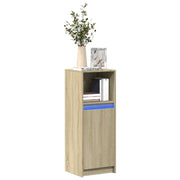 Dressoir 38x34x100 cm bewerkt hout sonoma eiken