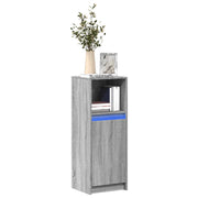 Dressoir 38x34x100 cm bewerkt hout grijs