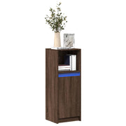 Dressoir 38x34x100 cm bewerkt hout bruin eikenkleur