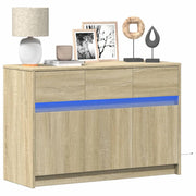 Tv-meubel 91x34x61 cm bewerkt hout sonoma eiken