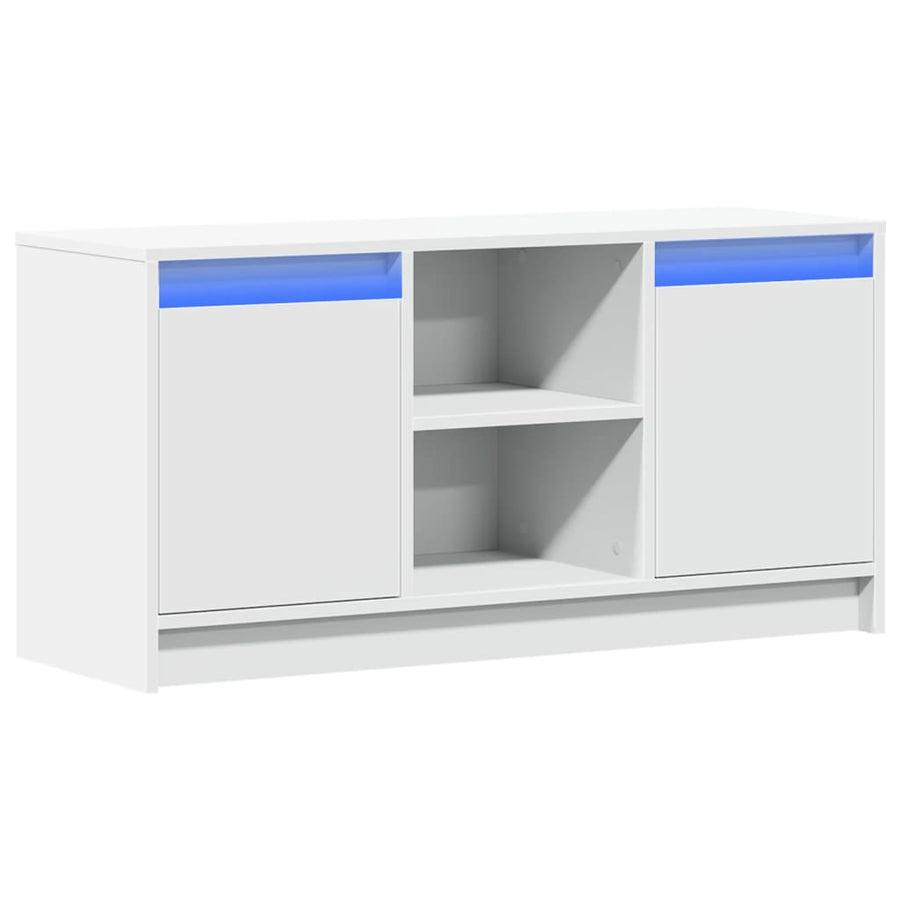 Tv-Meubel Met Led 100X34X50 Cm Bewerkt Hout 100 cm
