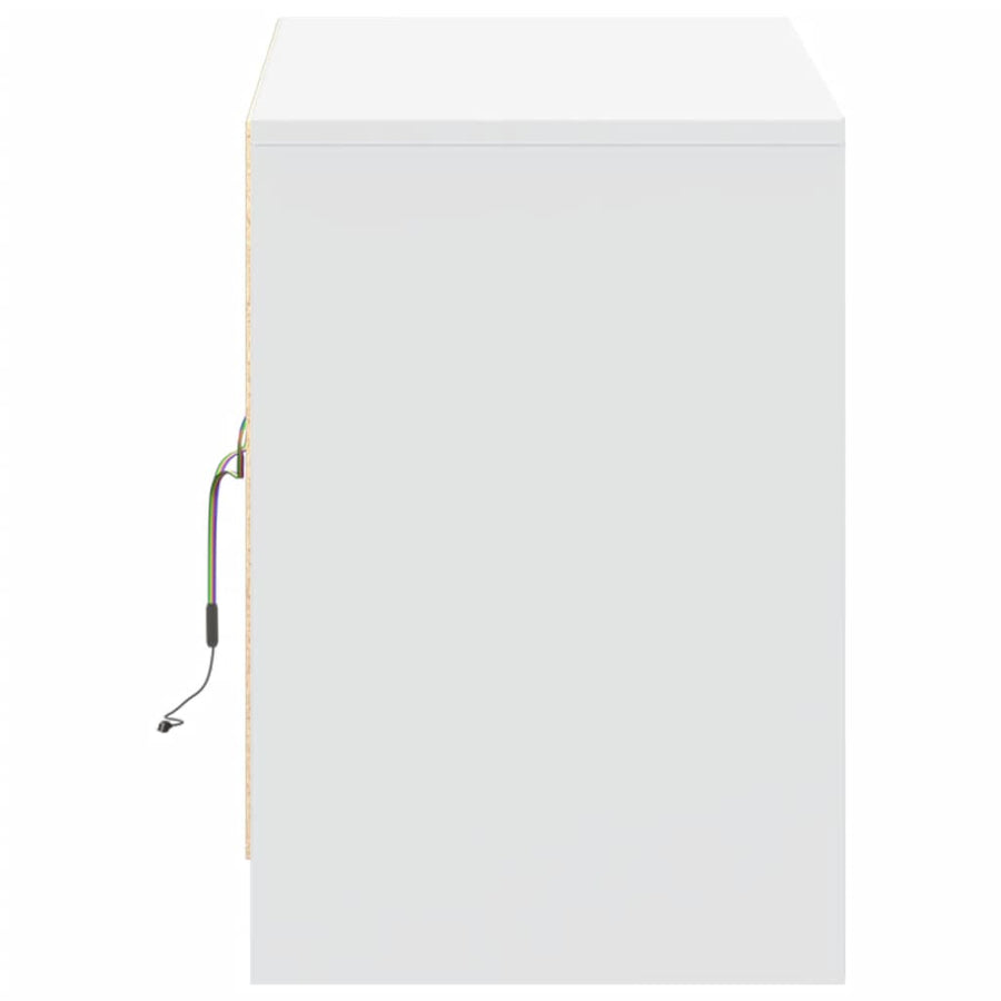 Tv-Meubel Met Led 100X34X50 Cm Bewerkt Hout 100 cm