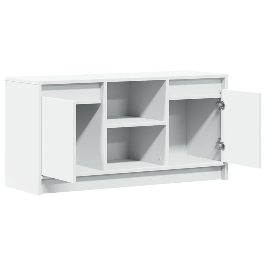 Tv-Meubel Met Led 100X34X50 Cm Bewerkt Hout 100 cm