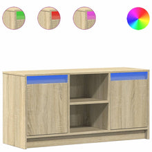 Tv-Meubel Met Led 100X34X50 Cm Bewerkt Hout Kleurig 100 cm