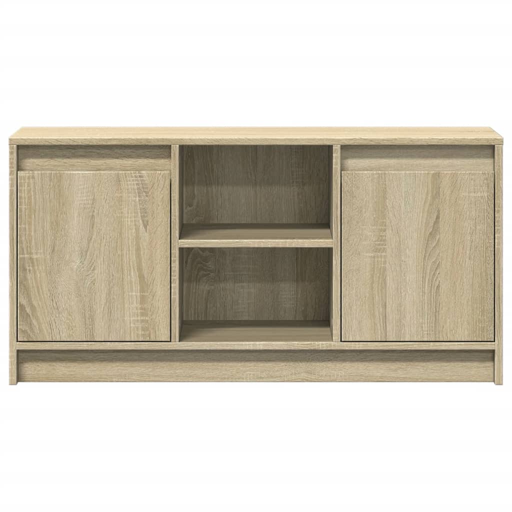 Tv-Meubel Met Led 100X34X50 Cm Bewerkt Hout Kleurig 100 cm