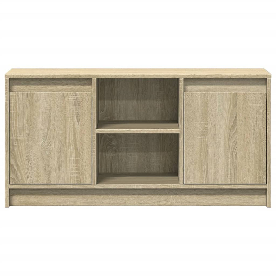 Tv-Meubel Met Led 100X34X50 Cm Bewerkt Hout Kleurig 100 cm