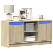 Tv-meubel 100x34x50 cm bewerkt hout bruin