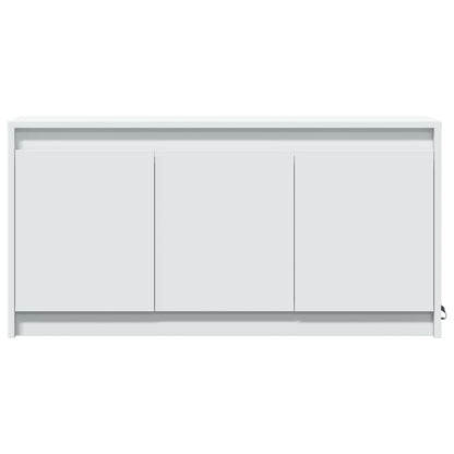 Tv-Meubel Met Led 100X34X50 Cm Bewerkt Hout Wit