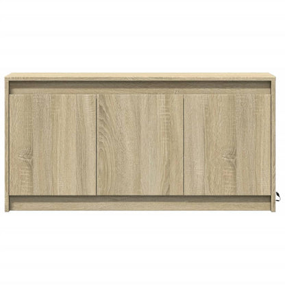 Tv-Meubel Met Led 100X34X50 Cm Bewerkt Hout Kleurig Sonoma eiken