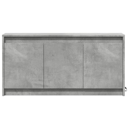 Tv-Meubel Met Led 100X34X50 Cm Bewerkt Hout Betongrijs
