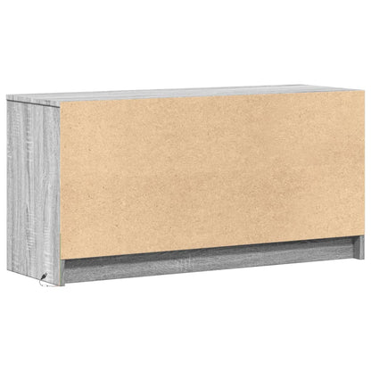 Tv-Meubel Met Led 100X34X50 Cm Bewerkt Hout Grijs Sonoma Eiken