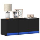 Tv-meubel 97x34x40 cm bewerkt hout zwart