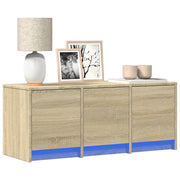 Tv-meubel 97x34x40 cm bewerkt hout sonoma eikenkleurig
