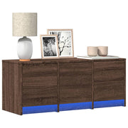 Tv-meubel 97x34x40 cm bewerkt hout bruin eikenkleurig