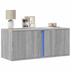 Tv-wandmeubel 80x31x35 cm grijs sonoma eiken led
