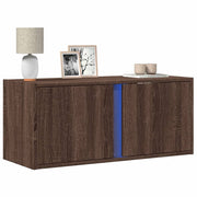 Tv-wandmeubel 80x31x35 cm bruin eikenkleur