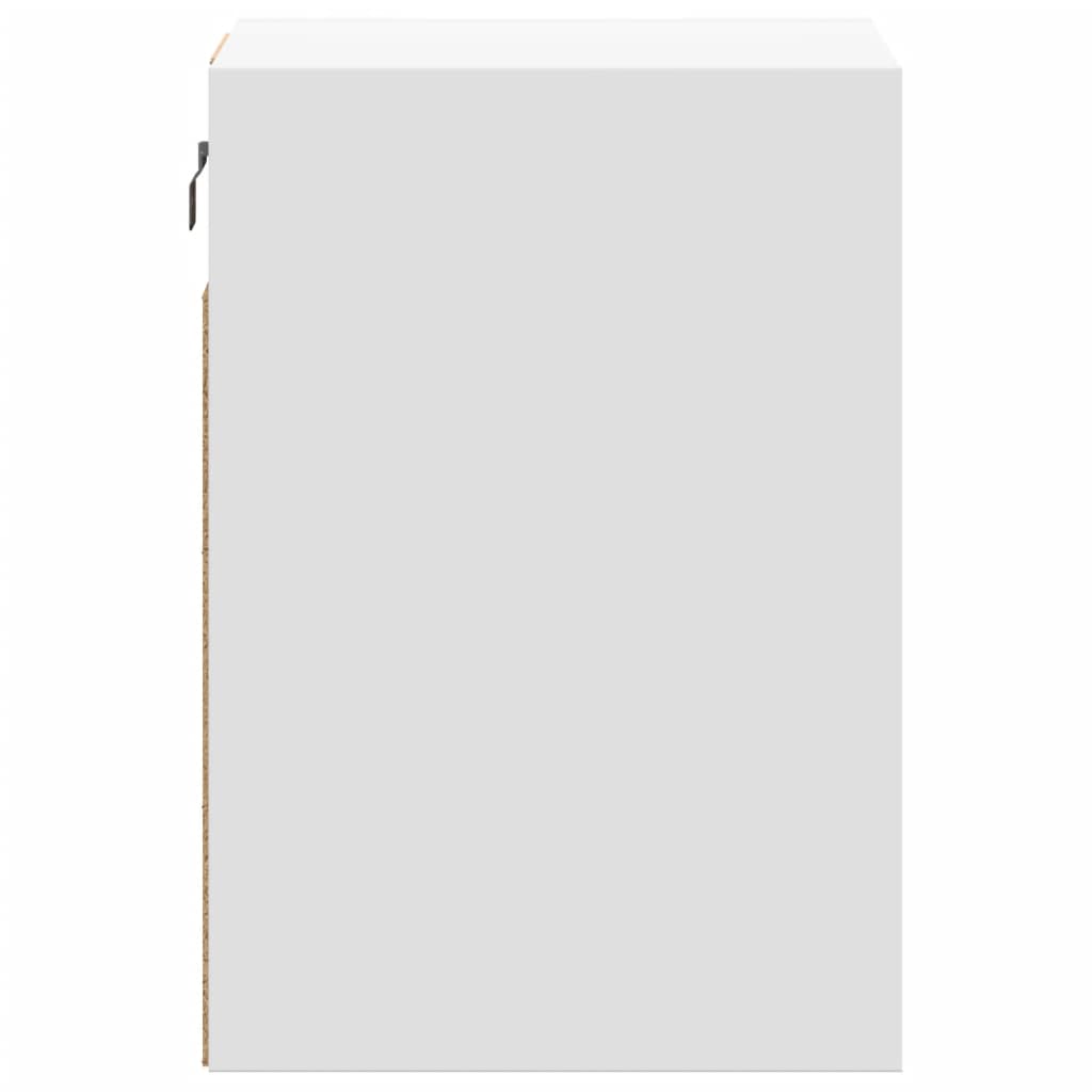 Tv-wandmeubels 2 st met LED-verlichting 41x31x45 cm wit