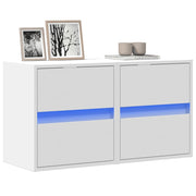 Tv-wandmeubel 41x31x45 cm wit 2 lades